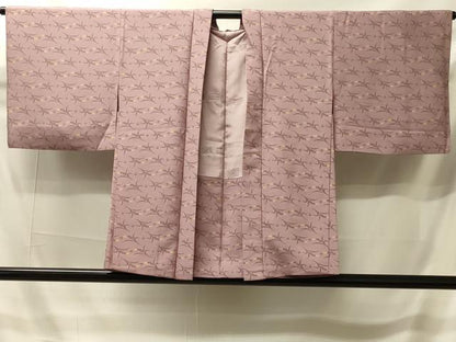 平和屋着物＃羽織　草花文　正絹　逸品　CABI6153in
