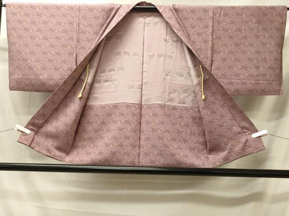 平和屋着物＃羽織　草花文　正絹　逸品　CABI6153in