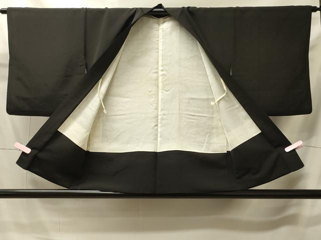平和屋着物＃羽織　寿光織　花車文　黒地　金銀糸　正絹　逸品　CABI6158in