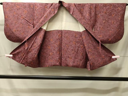 平和屋着物＃道中着　花唐草文　正絹　逸品　CABI6164in