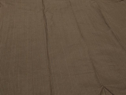 平和屋着物＃道行コート　雨コート　単衣　縞　ロング丈　正絹　逸品　CABI6183in