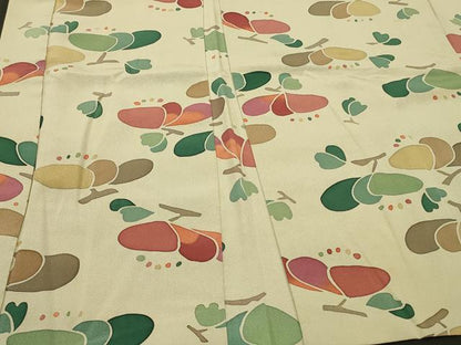 平和屋着物＃羽織　舞花文　正絹　逸品　CABI6185in