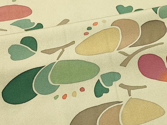 平和屋着物＃羽織　舞花文　正絹　逸品　CABI6185in