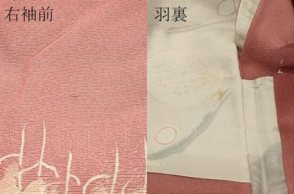 平和屋着物＃羽織　地紋起こし　樹林文　暈し染め　正絹　逸品　CABI6186in