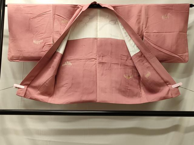 平和屋着物＃羽織　地紋起こし　樹林文　暈し染め　正絹　逸品　CABI6186in