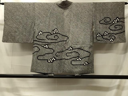平和屋着物＃羽織　総絞り　枝花文　正絹　逸品　CABI6196in
