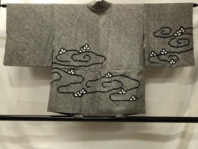平和屋着物＃羽織　総絞り　枝花文　正絹　逸品　CABI6196in