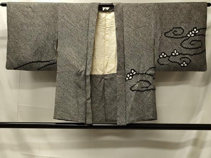 平和屋着物＃羽織　総絞り　枝花文　正絹　逸品　CABI6196in