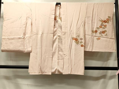 平和屋着物＃羽織　仮絵羽　刺繍　枝垂れ花文　金彩　正絹　逸品　未使用　CABI6199in