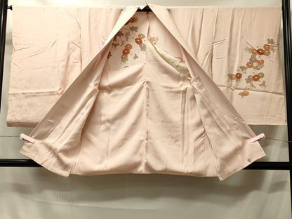 平和屋着物＃羽織　仮絵羽　刺繍　枝垂れ花文　金彩　正絹　逸品　未使用　CABI6199in