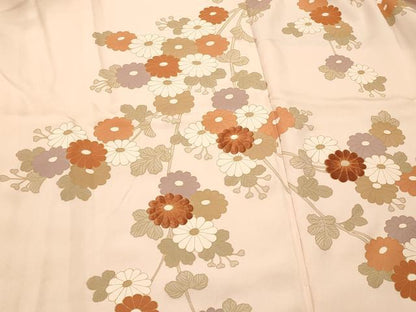 平和屋着物＃羽織　仮絵羽　刺繍　枝垂れ花文　金彩　正絹　逸品　未使用　CABI6199in