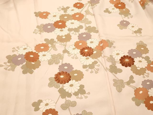 平和屋着物＃羽織　仮絵羽　刺繍　枝垂れ花文　金彩　正絹　逸品　未使用　CABI6199in