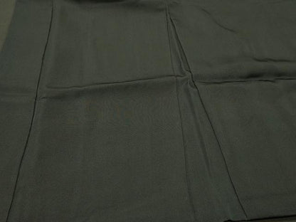 平和屋着物＃男性　長羽織　黒紋付き　正絹　逸品　CABI6200in