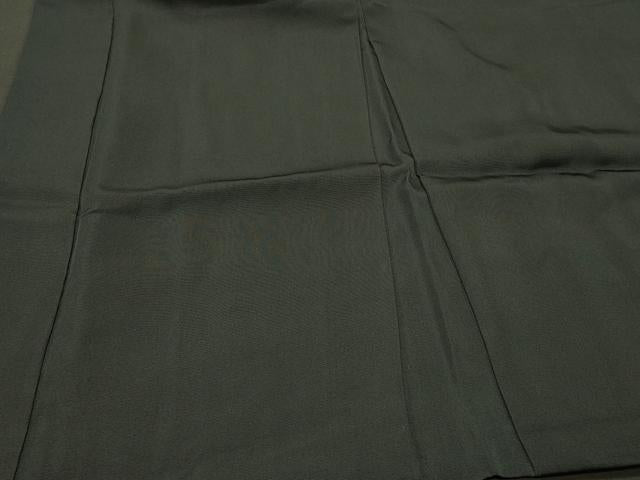 平和屋着物＃男性　長羽織　黒紋付き　正絹　逸品　CABI6200in