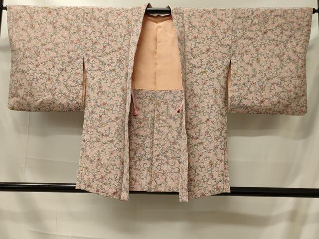 平和屋着物＃羽織　更紗花唐草文　正絹　逸品　CABI6202in