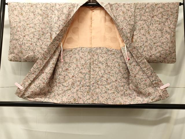 平和屋着物＃羽織　更紗花唐草文　正絹　逸品　CABI6202in