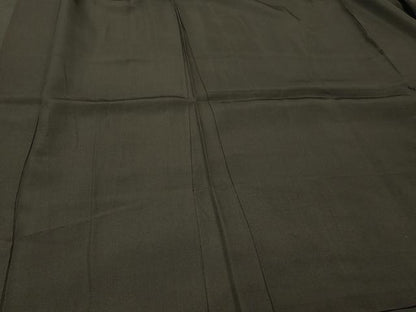 平和屋着物＃男性　長羽織　単衣　黒紋付き　正絹　逸品　CABI6203in