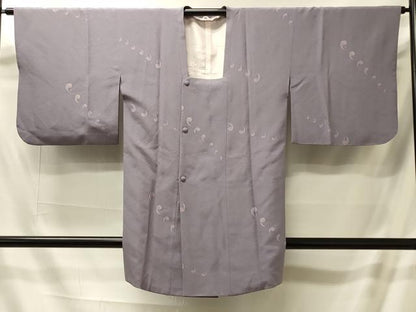 平和屋着物＃道行コート　勾玉　ロング丈　正絹　逸品　CABI6209in