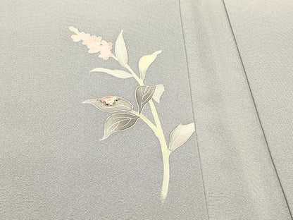 平和屋着物∞羽織　友禅　枝花文　暈し染め　正絹　逸品　CABI6211in