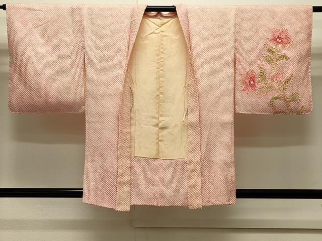 平和屋着物∞羽織　総絞り　枝花文　正絹　逸品　未使用　CABI6215in