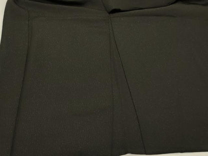 平和屋着物∞男性　長羽織　黒紋付き　銀通し地　キングサイズ　正絹　逸品　CABI6222in