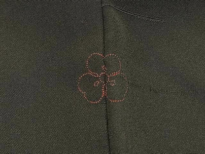 平和屋着物∞羽織　総刺繍　薔薇　バラ　黒地　正絹　逸品　CABI6230in