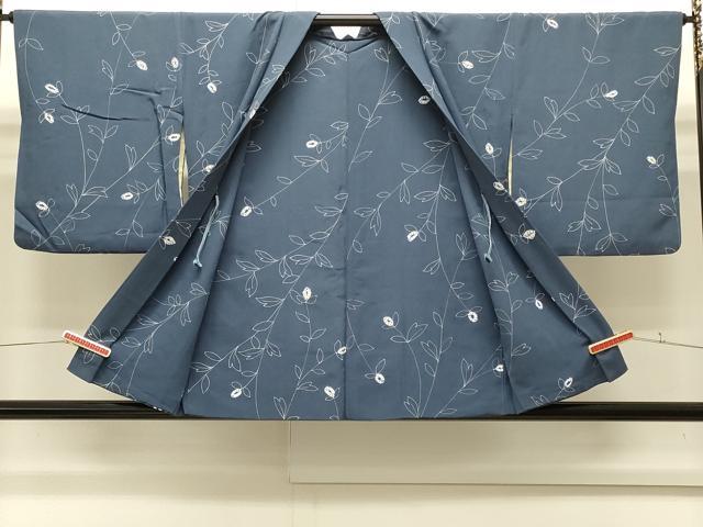 平和屋着物∞羽織　絞り　枝花文　正絹　逸品　CABI6232in