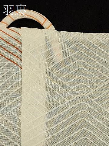 平和屋着物∞道行コート　抽象文　黒地　正絹　逸品　CABI6236in