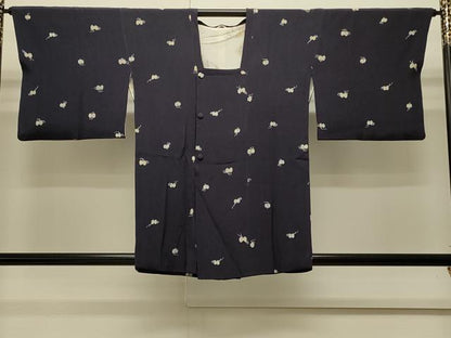 平和屋着物∞道行コート　鼓文　正絹　逸品　CABI6237in