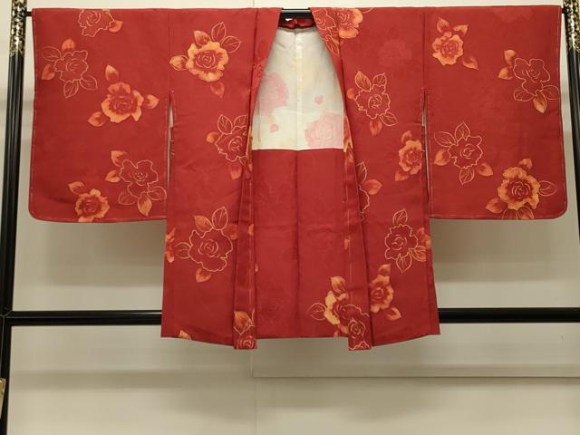 平和屋着物∞羽織　地紋起こし　舞花文　正絹　逸品　未使用　CABI6240in