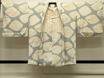 平和屋着物∞羽織　絞り　石畳文　正絹　逸品　未使用　CABI6247in