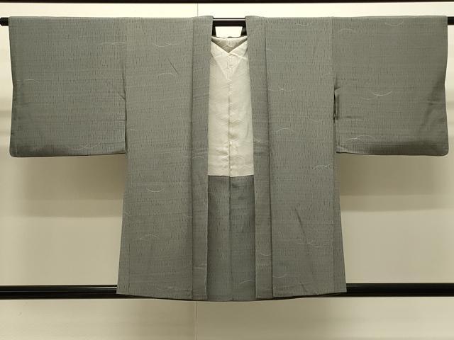 平和屋着物∞羽織　芝草文　正絹　逸品　CABI6260in