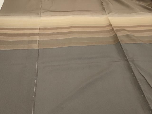 平和屋着物∞道中着　仮絵羽　横段文　暈し染め　正絹　逸品　未使用　CABI6268in