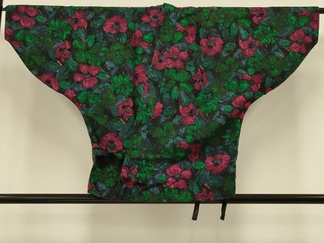 平和屋着物＃道中着　草花文　CABI6276in