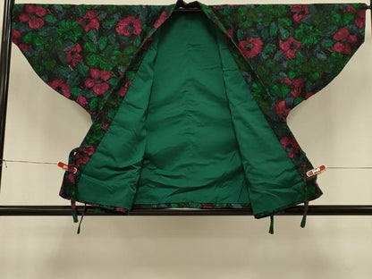 平和屋着物＃道中着　草花文　CABI6276in