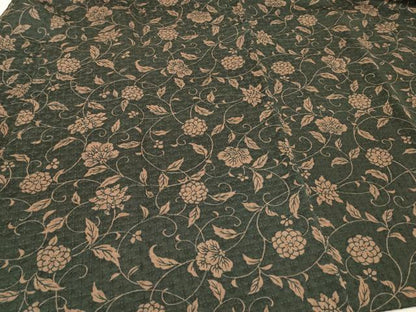 平和屋着物＃道中着　花唐草文　正絹　逸品　CABI6281in