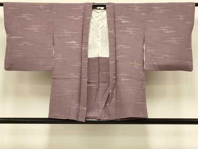 平和屋着物＃羽織　寿光織　霞文　金銀糸　正絹　逸品　CABI6284in