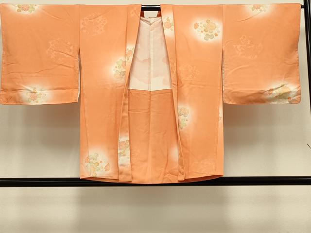 平和屋着物＃羽織　地紋起こし　草花文　ほたる暈し　正絹　逸品　未使用　CABI6285in