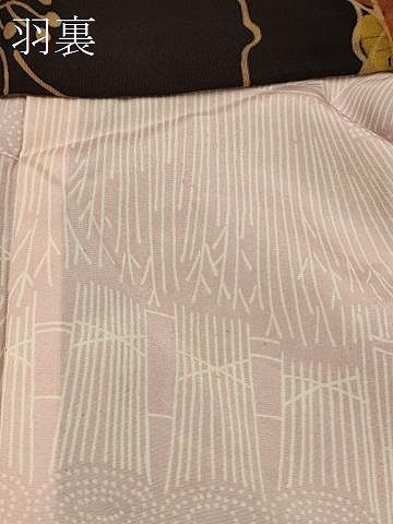 平和屋着物＃羽織　ろうけつ染め　草花文　正絹　逸品　CABI6290in