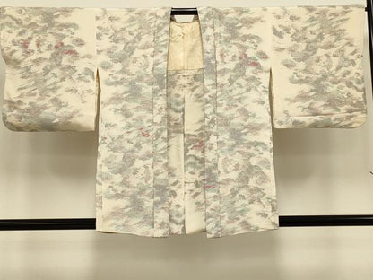 平和屋着物＃羽織　寿光織　霞文　金銀糸　正絹　逸品　CABI6294in