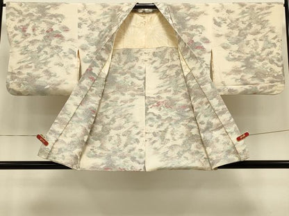 平和屋着物＃羽織　寿光織　霞文　金銀糸　正絹　逸品　CABI6294in