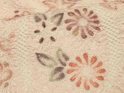 平和屋着物＃羽織　総絞り　草花文　正絹　逸品　CABI6304in