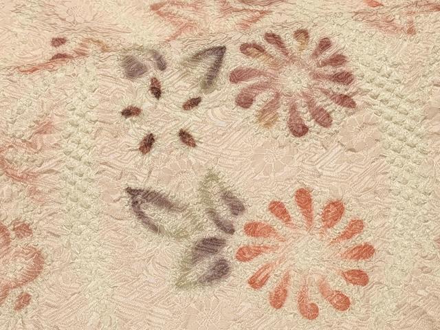 平和屋着物＃羽織　総絞り　草花文　正絹　逸品　CABI6304in