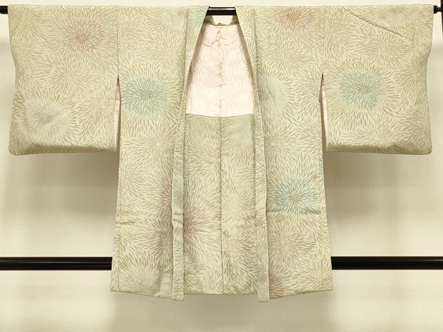 平和屋着物＃羽織　寿光織　菊づくし　金銀糸　正絹　逸品　CABI6310in