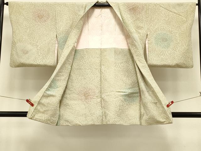 平和屋着物＃羽織　寿光織　菊づくし　金銀糸　正絹　逸品　CABI6310in