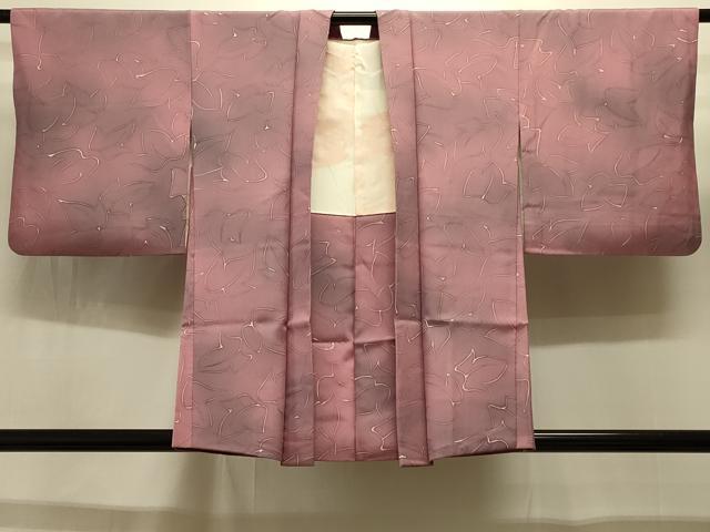 平和屋着物＃羽織　ろうけつ染め　葉づくし　正絹　逸品　CABI6317in