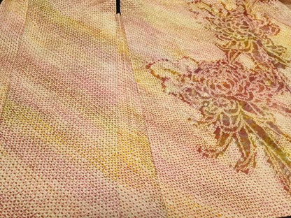 平和屋着物＃羽織　総絞り　乱菊　正絹　逸品　CABI6320in