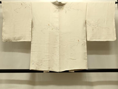 平和屋着物＃羽織　寿光織　枝葉文　金銀糸　正絹　逸品　CABI6326in