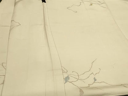 平和屋着物＃羽織　寿光織　枝葉文　金銀糸　正絹　逸品　CABI6326in
