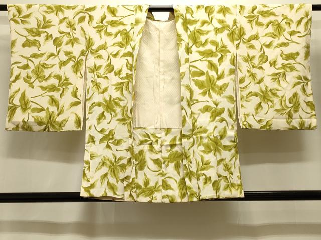 平和屋着物＃羽織　枝葉文　正絹　逸品　CABI6333in